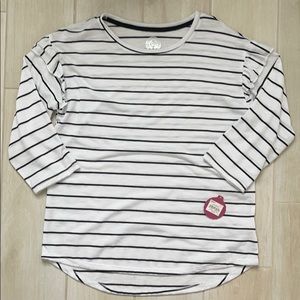 Girls 3/4 Ruffle Sleeve Tee